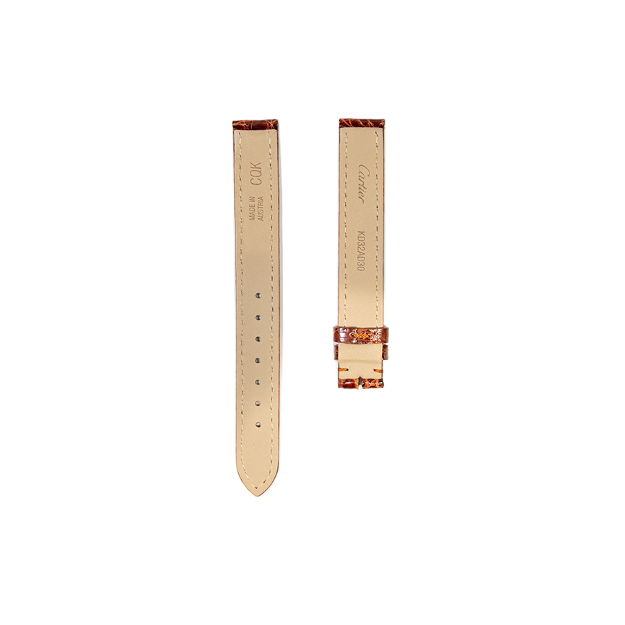 Cartier KD32 Crocodile Strap - Gold Shiny
