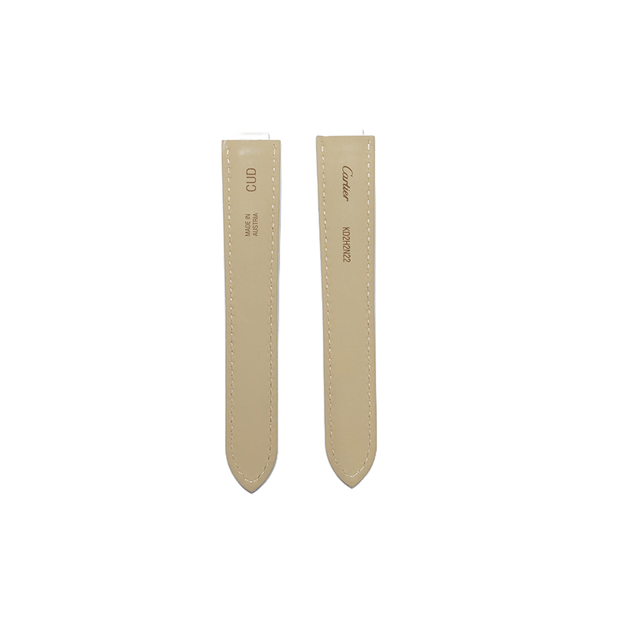 Cartier KD2H Ballon Bleu Alligator Strap - White