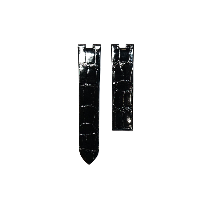 Cartier KD2T Baignoire LM Alligator Strap - Black
