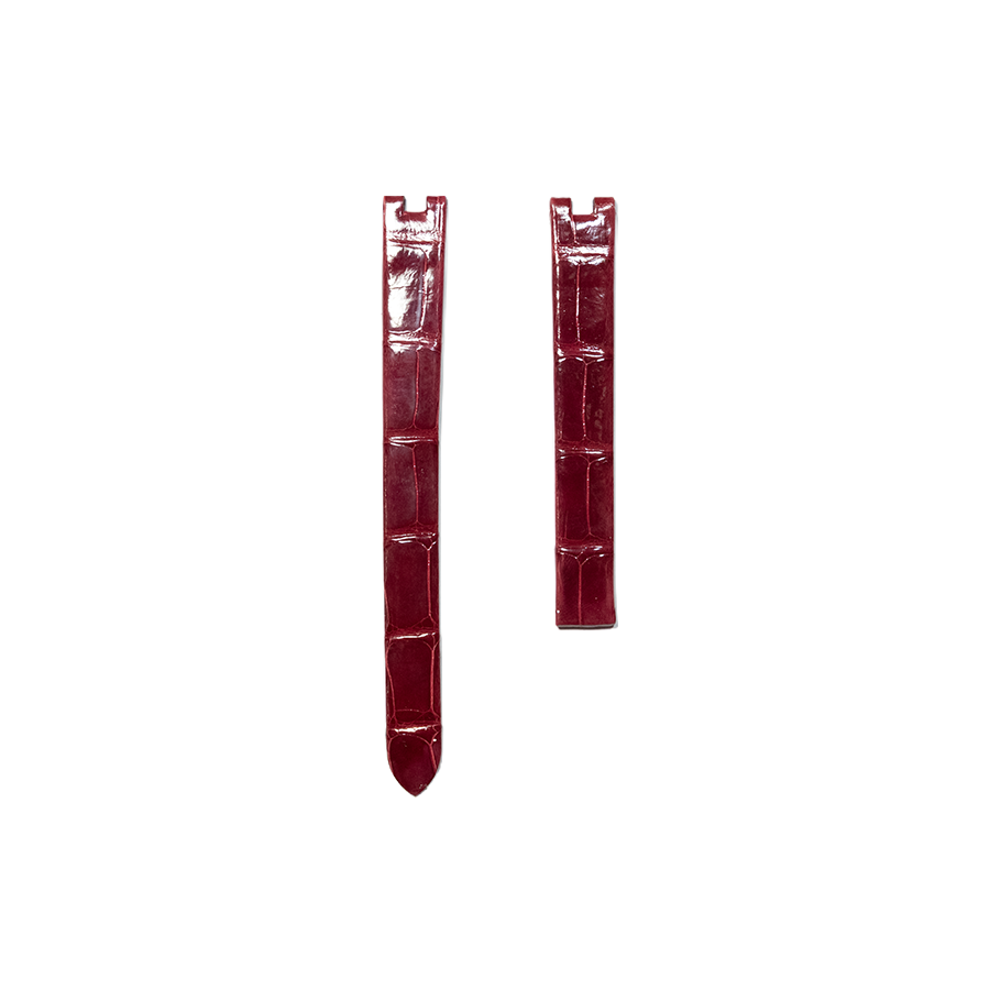 Cartier KD2U Baigoire SM Alligator Strap - Bordeau