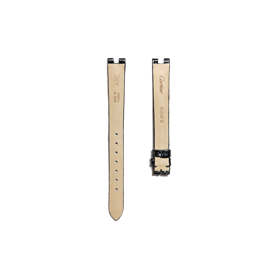 Cartier KD2U Baigoire SM Alligator Strap - Black