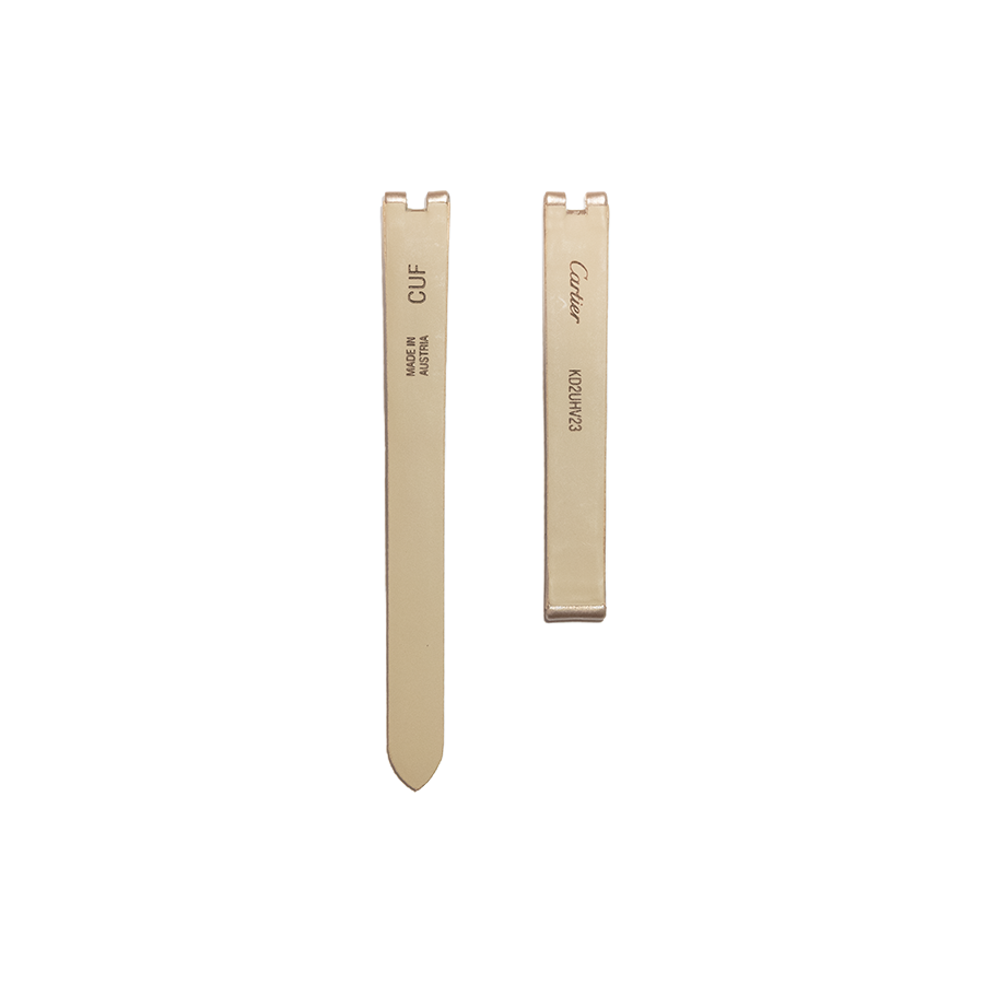 Cartier KD2U Baigoire SM Alligator Strap - Beige Rose