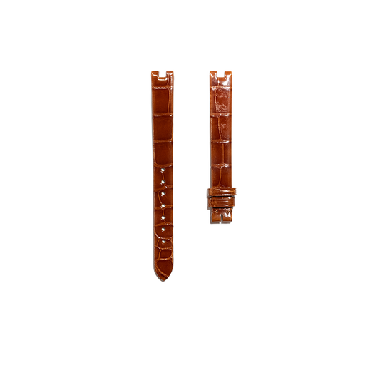 Cartier KD2U Baigoire SM Alligator Strap - Brillant Marron