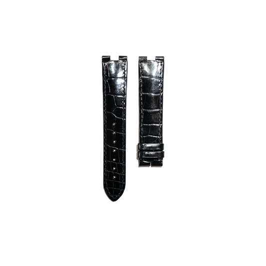 Cartier KD2T Baigoire LM Alligator Strap - Black
