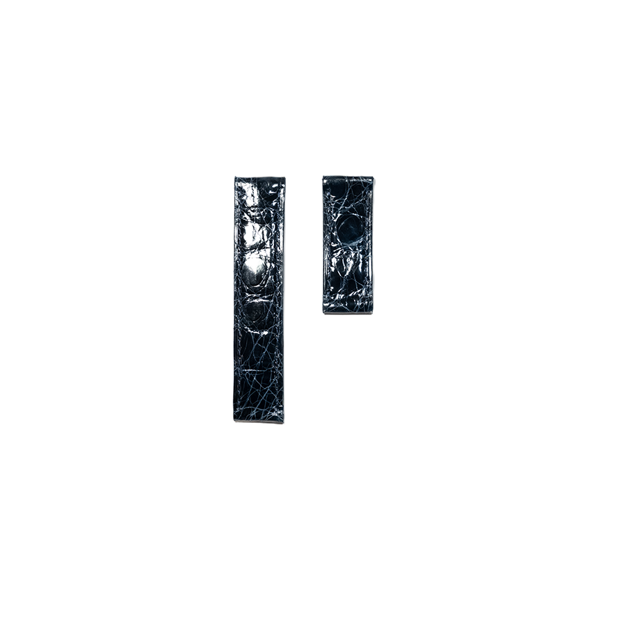 Cartier KD11 Caiman Strap - Shiny Navy Blue