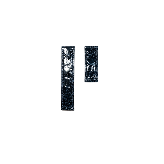 Cartier KD11 Caiman Strap - Shiny Navy Blue