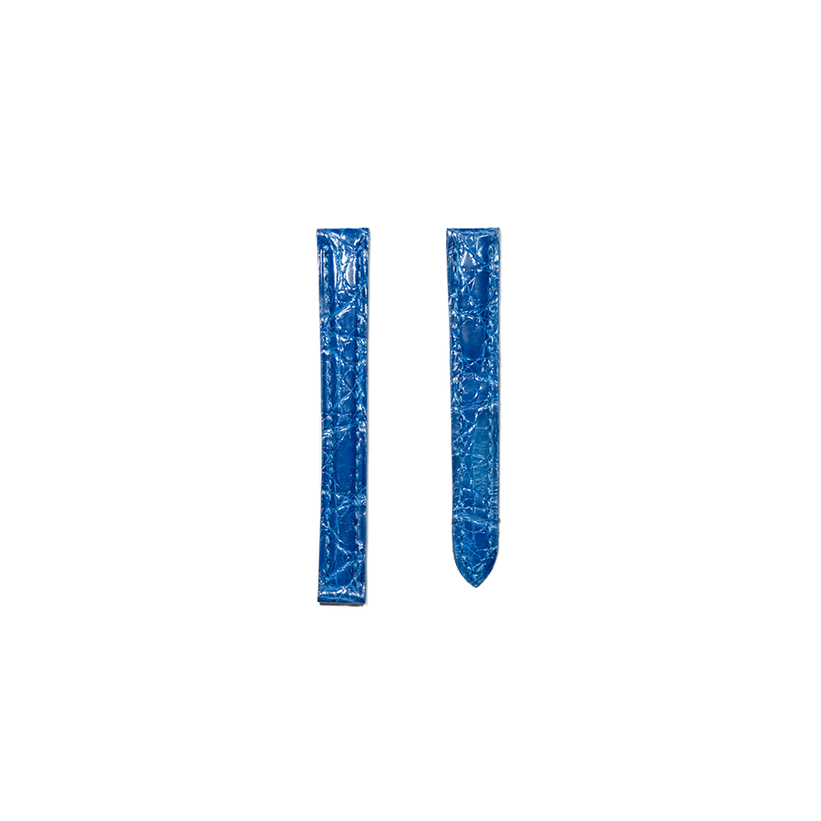 Cartier KD17 Caiman Strap - Royal Blue