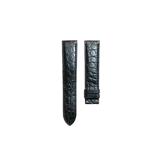 Cartier KD18 Crocodile Strap - Mat Black