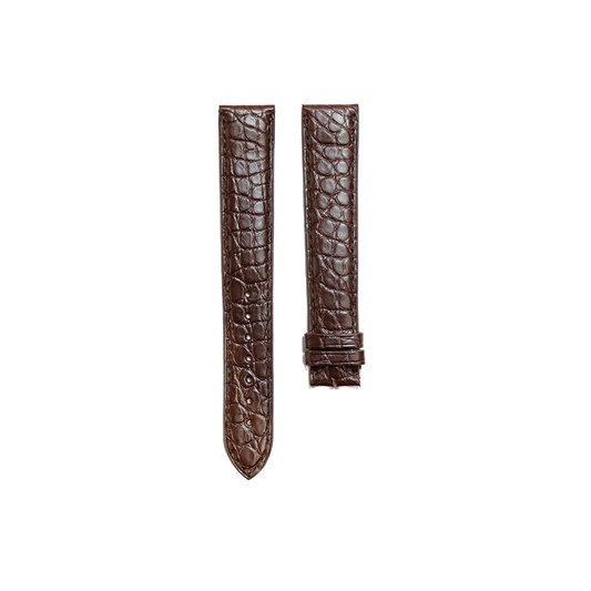 Cartier KD18 Crocodile Strap - Mat Dark Brown