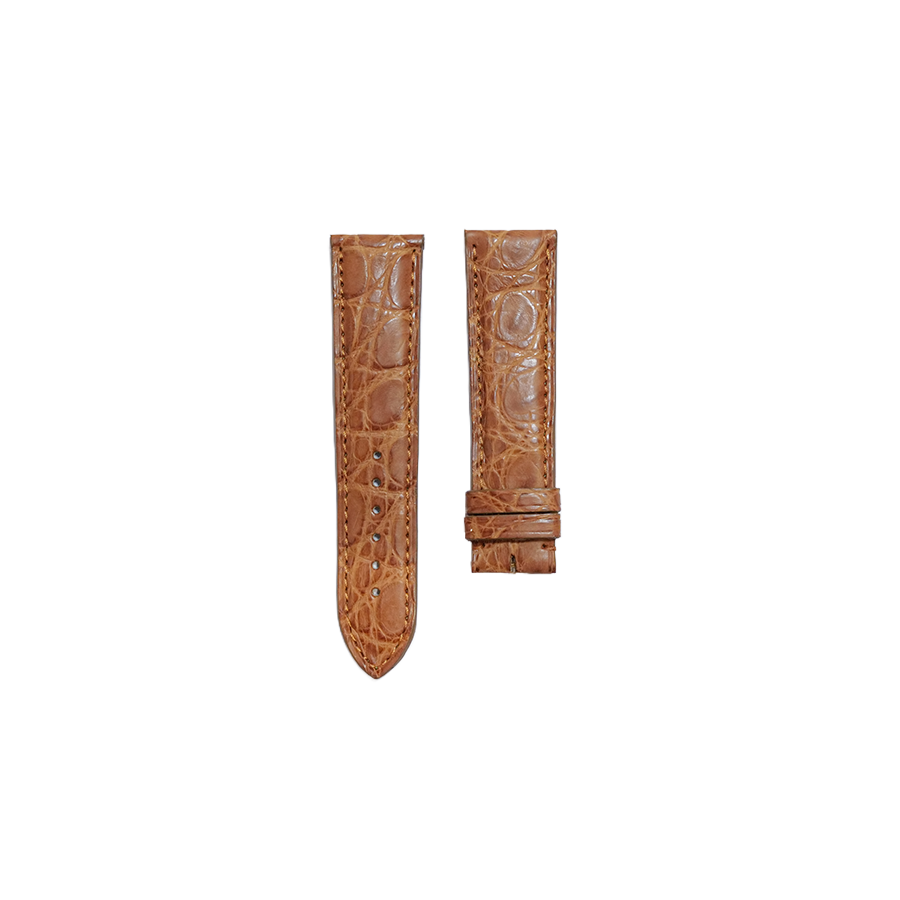 Cartier KD18 Caiman Strap - Mat Brown