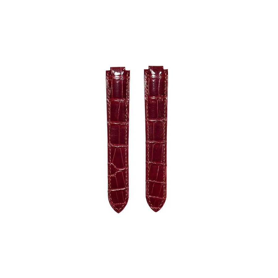 Cartier KD2H Alligator Strap - Wine Red
