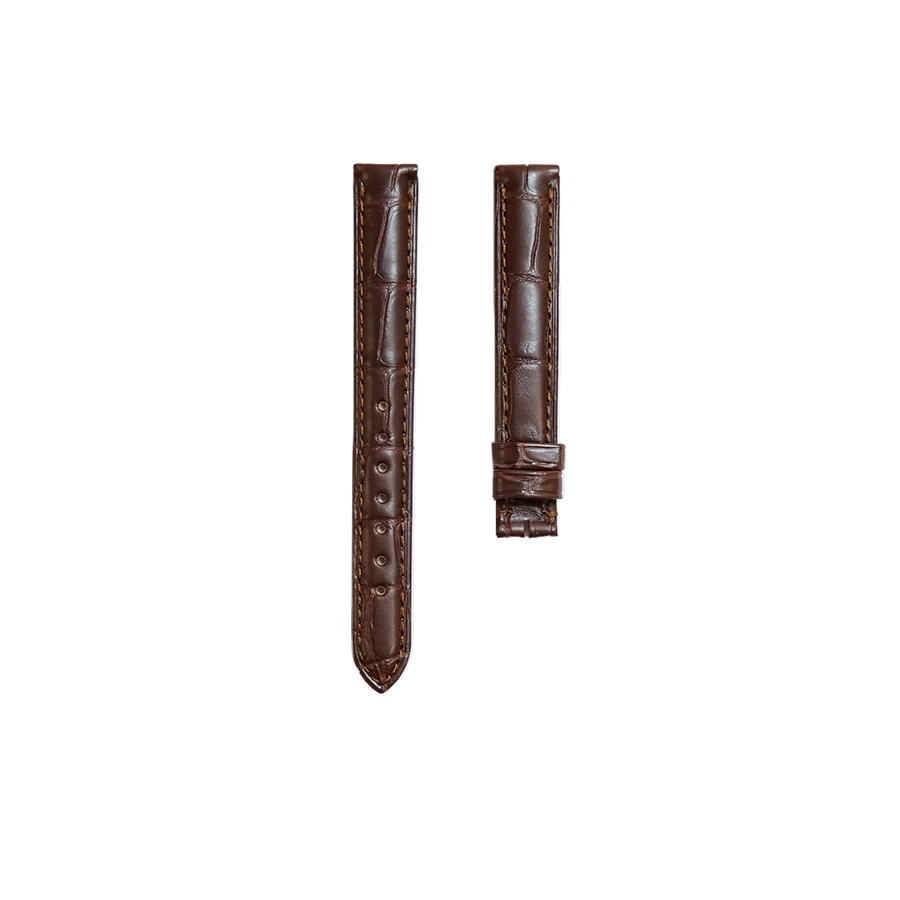 Cartier KD28 Alligator Strap - Mat Brown