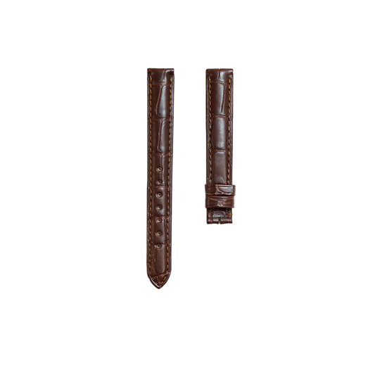 Cartier KD28 Alligator Strap - Mat Brown