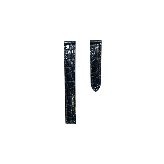 Cartier KD28 Caiman Strap - Shiny Navy Blue