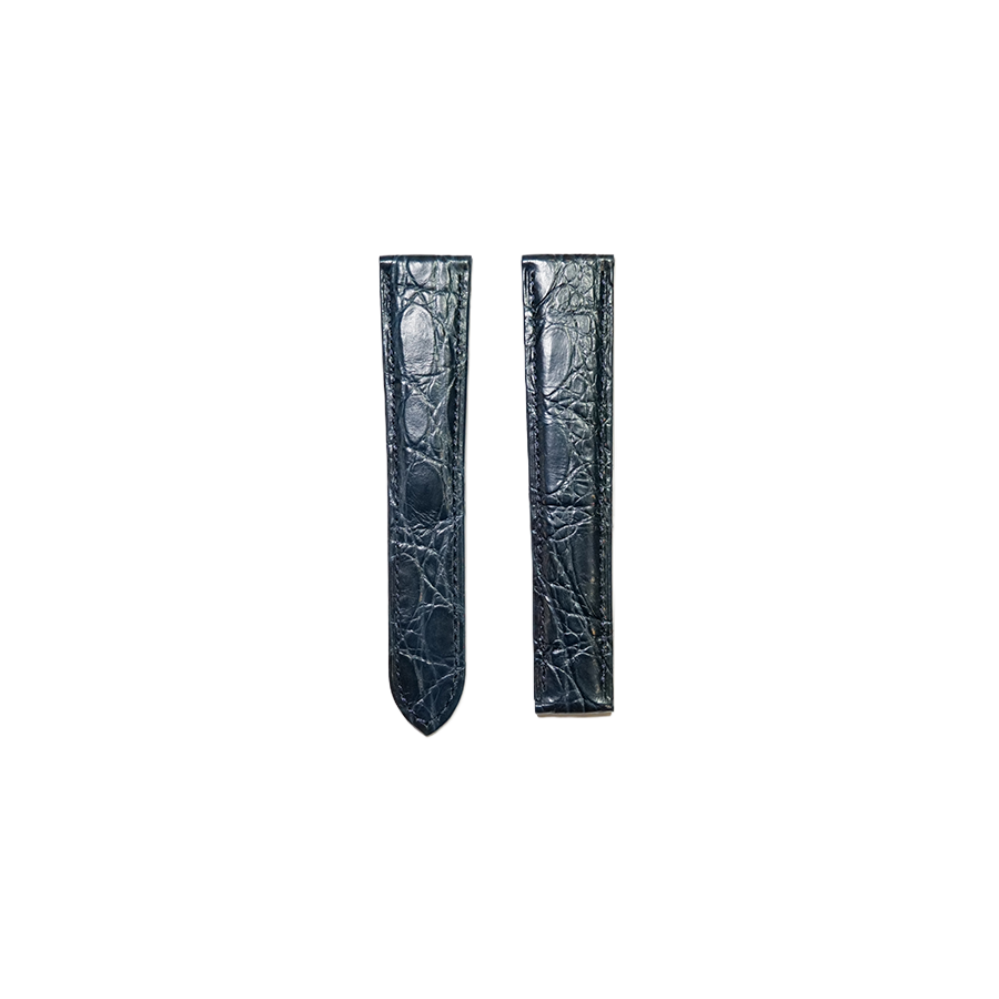 Cartier KD20 Crocodile Strap - Mat Navy