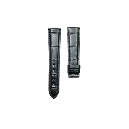 Cartier KD20 Alligator Strap - Mat Black