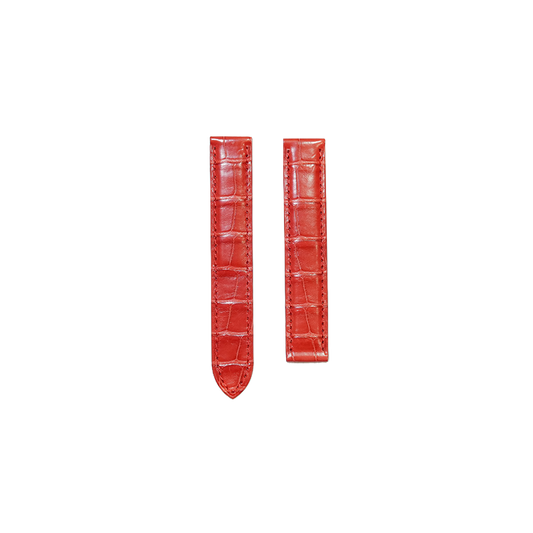 Cartier KD11 Alligator Strap - Rouge Mat