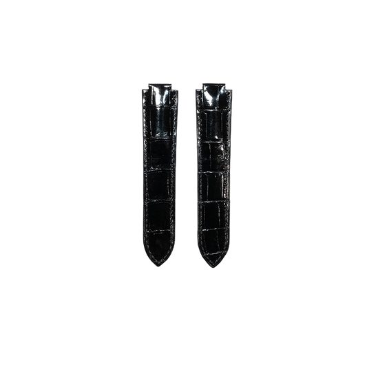 Cartier KD2J Ballon Bleu Alligator Strap - Shiny Black