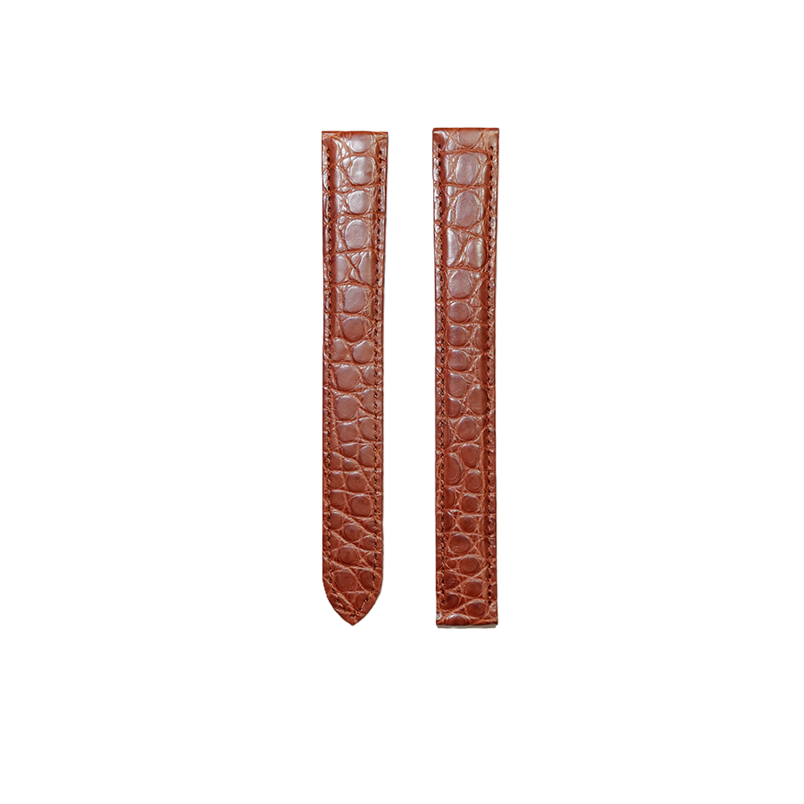 Cartier KD25 Alligator Strap - Gold Brown