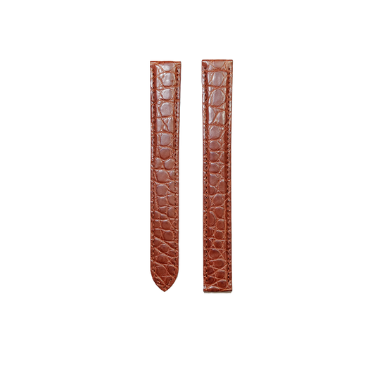 Cartier KD25 Alligator Strap - Gold Brown