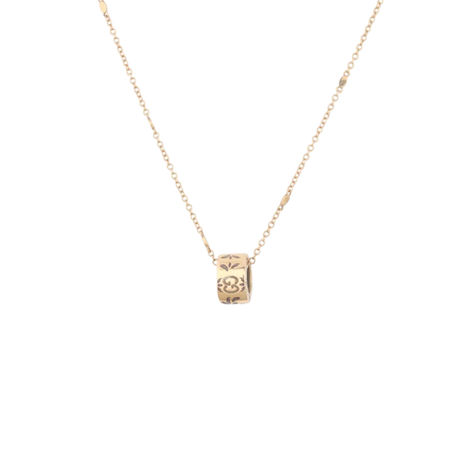 Gucci Icon Blooms 18k Yellow Gold Ladies Necklace