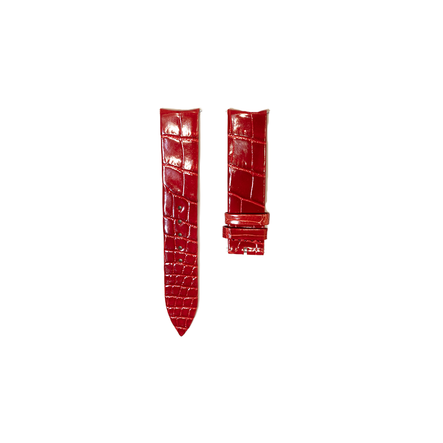 Jaeger-LeCoultre Alligator Leather Strap - Red