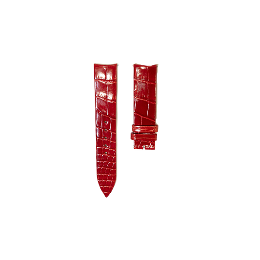 Jaeger-LeCoultre Alligator Leather Strap - Red