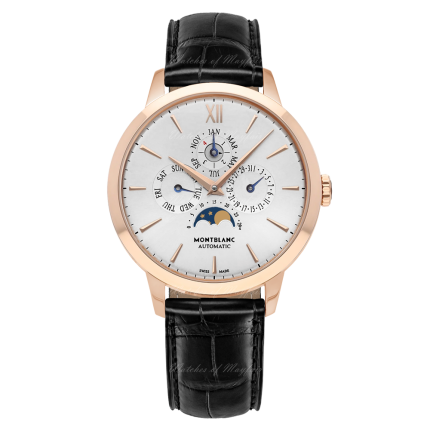 Montblanc Meisterstuck Heritage Moonstruck Perpetual Calendar Automatic Watch in Rose Gold