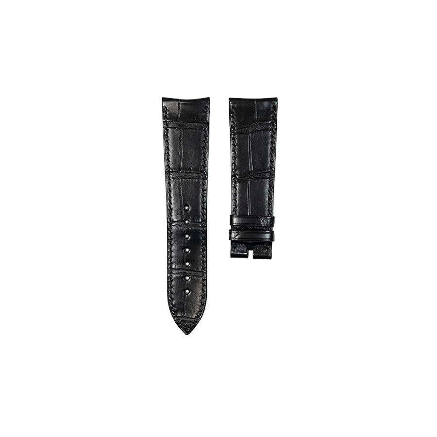 Piaget Alligator Leather Strap - Black