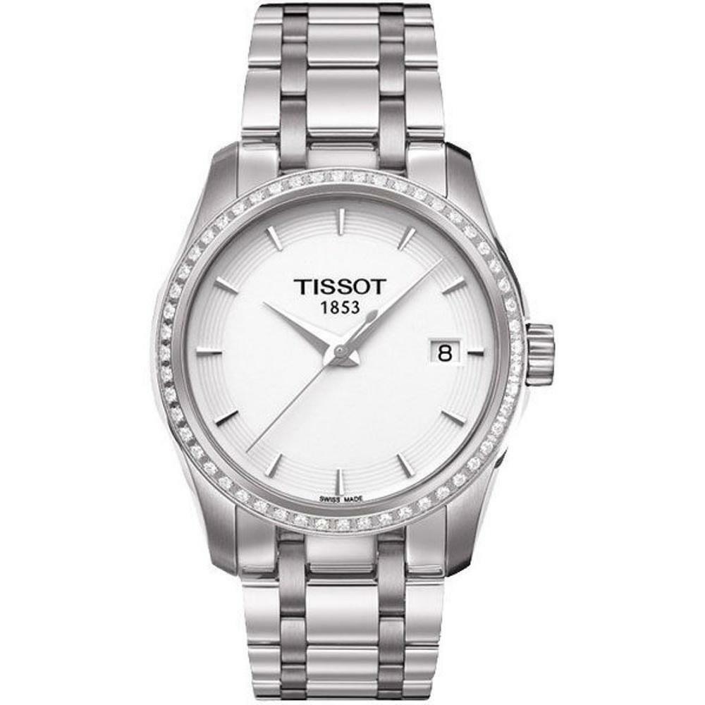 Tissot T-Trend Couturier Diamond Quartz Watch
