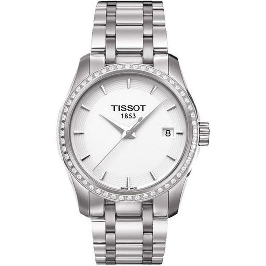 Tissot T-Trend Couturier Diamond Quartz Watch