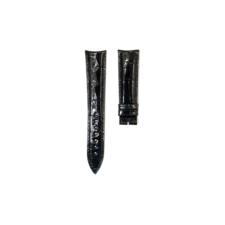 Jaeger-LeCoultre Alligator Leather Strap - Black