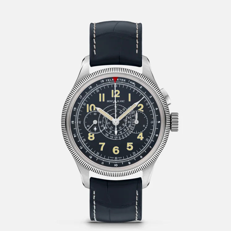 Montblanc 1858 Minerva Monopusher Chronograph Red Arrow Limited Edition Manual Watch